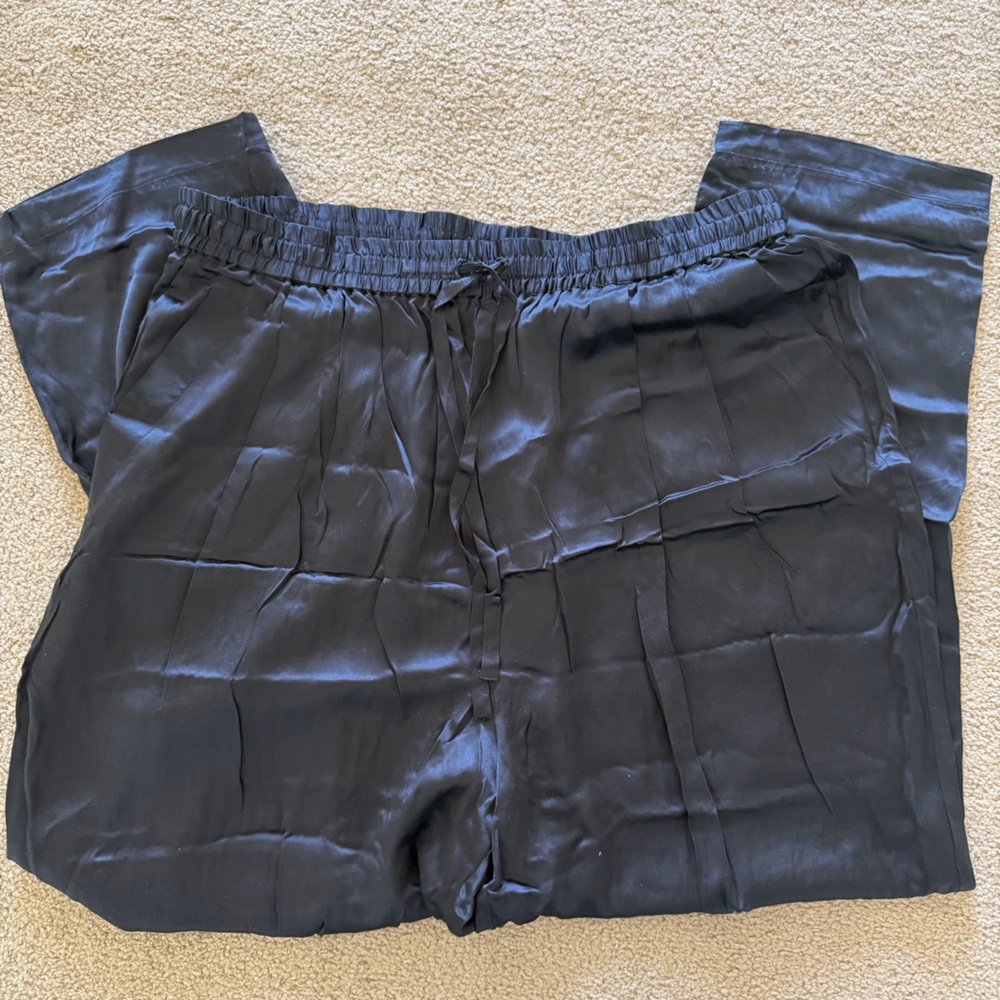 Anne Fontaine Silk Drawstring Lounge Trousers
